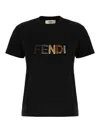 Fendi T-shirt In Black