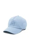 Fendi Canvas Baseball Cap Hats Light Blue
