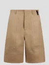 FENDI CANVAS BERMUDA SHORT