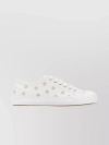 FENDI CANVAS DOMINO SNEAKERS WITH EMBROIDERED FF MOTIF