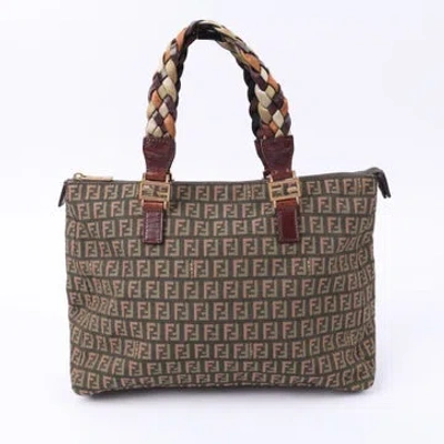 Pre-owned Fendi Canvas Jacquard In Multi