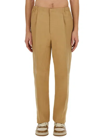 Fendi Trousers In Brown