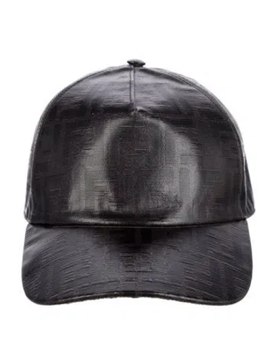 Pre-owned Fendi Cap In Black/metallic