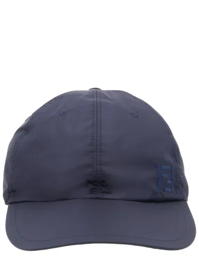 Fendi Cappello Da Baseball Con Logo In Blue
