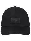 Fendi Baseball Cap With Logo Plaque In Black