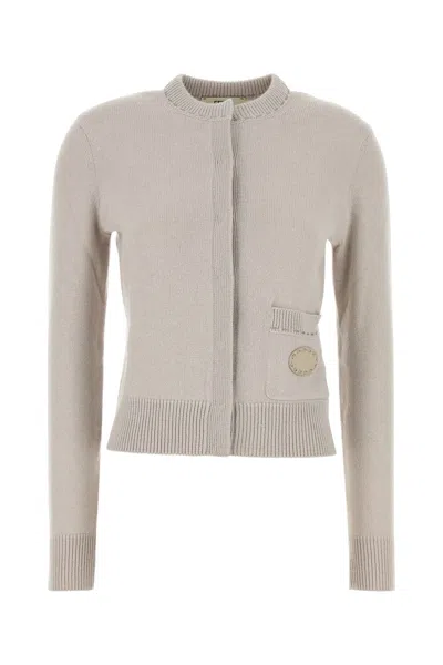 FENDI CAPPUCCINO CASHMERE CARDIGAN