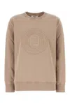 Fendi Felpa Oversize In Cotone Cappuccino  Donna