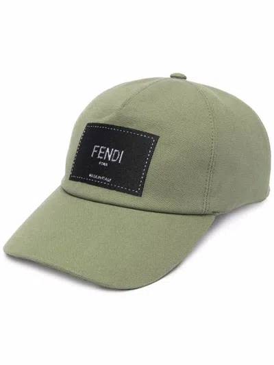 Fendi Caps & Hats In Green