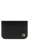 Fendi Ff Card Case In Black