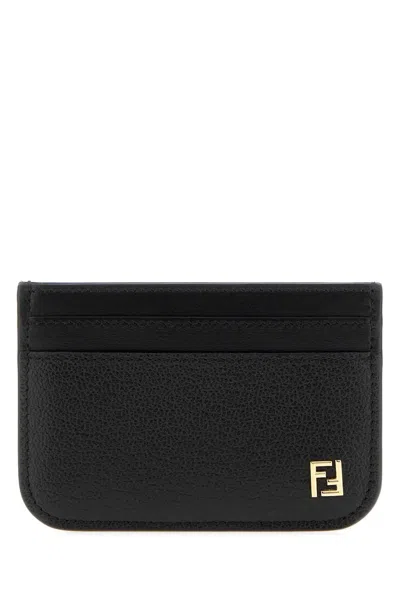 Fendi Card Case In Black