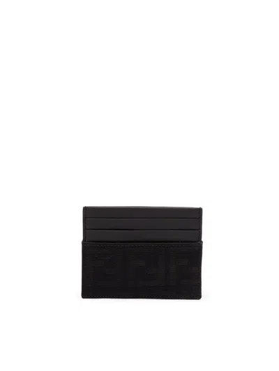 Fendi Card Case In Black