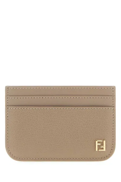 Fendi Card Case In Brown