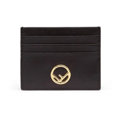 Fendi Card Case In Noir