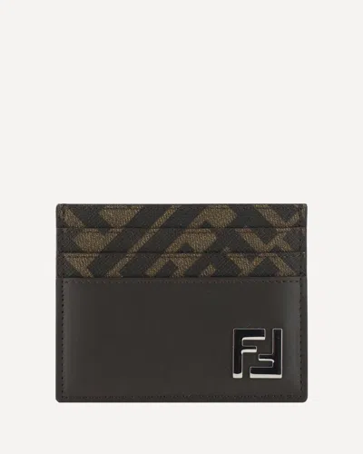 Fendi Card Holder In Brown