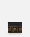 Fendi Card Holder In Brown