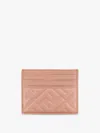 Fendi Rectangular Card Holder In Pink
