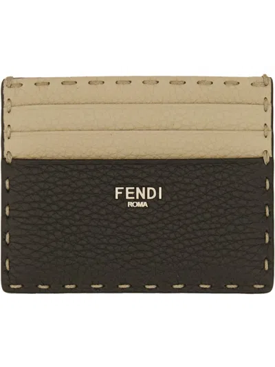 Fendi Card Holder "saddlery" In Multi