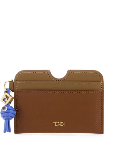 Fendi Cardholder Ff Diamonds In White