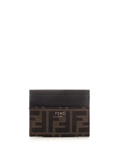 Fendi Cardholder In Marrone