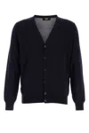 Fendi Wool Cardigan With V-neckline And Ribbed Finish