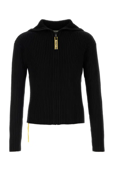 Fendi Cardigan Maxi Coste In Black