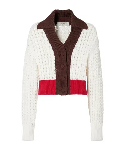 Fendi Cardigan In Multi
