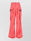 Fendi Cargo Pant With Adjustable Cuffs And Multiple Pockets In Pink