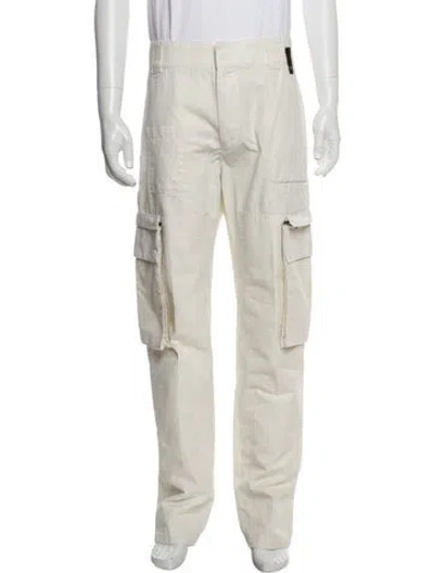Pre-owned Fendi Cargo Pants In Neutral