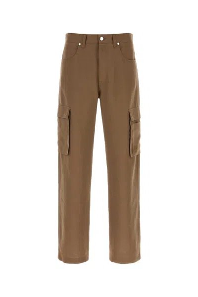 Fendi Cargo Trousers In Brown