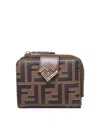Fendi Wallet On Chain Baguette In Brown