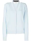 Fendi Women's Cashmere V-neck Cardigan In Blue