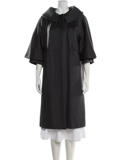 Pre-owned Fendi Cashmere Coat In Gray