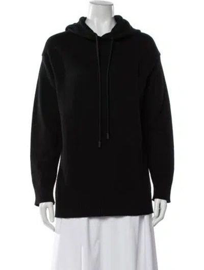 Pre-owned Fendi Cashmere Crew Neck Sweater In Black