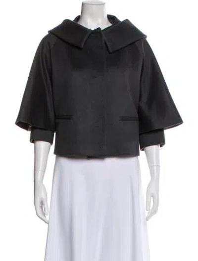 Pre-owned Fendi Cashmere Jacket In Gray