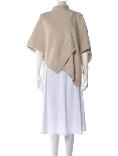 Pre-owned Fendi Cashmere Mock Neck Sweater W/ Tags In Brown