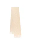 Fendi Women Cashmere Scarf With Ff Motif In Neutral