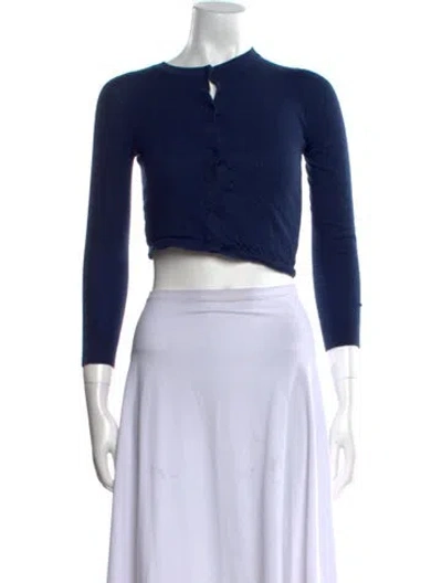 Pre-owned Fendi Cashmere Sweater In Blue