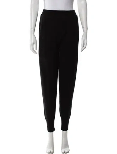 Pre-owned Fendi Cashmere Sweatpants In Black