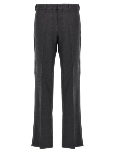 Fendi Cashmere Trousers In Gray