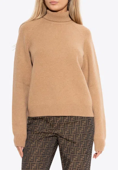 Fendi Cashmere Turtleneck Sweater