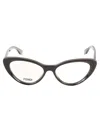 Fendi Cat-eye Classic Glasses In 001 - Black