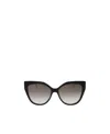 Fendi Gradient Brown Cat Eye Ladies Sunglasses Fe40011u 01f 57 In Black