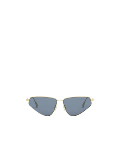 Fendi Cat-eye Frame Tinted Sunglasses In Blue