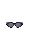 Fendi Eyewear Cat-eye Frame Sunglasses In Black