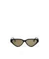 Fendi Cat Eye Sunglasses In Black