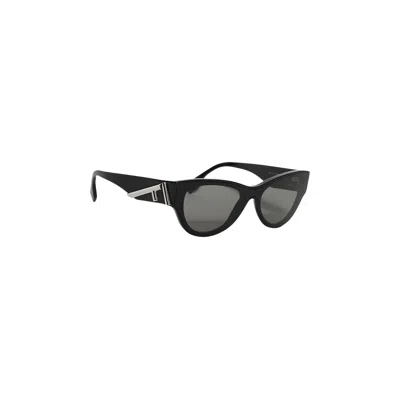 Pre-owned Fendi Cat Eye Sunglasses 'shiny Black/smoke' | Women's Size Onesize