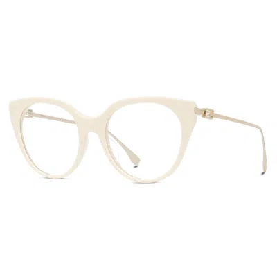 Fendi Cat-eye Acetate Eyeglasses In Gray