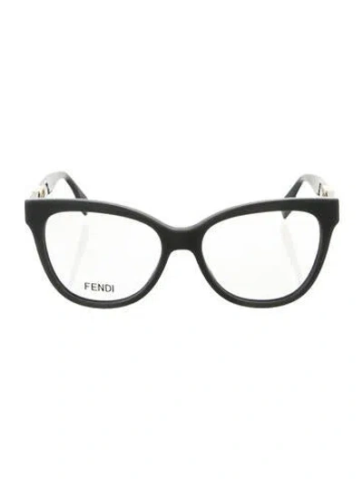 Pre-owned Fendi Cat-eye Eyeglasses W/ Tags In Gray