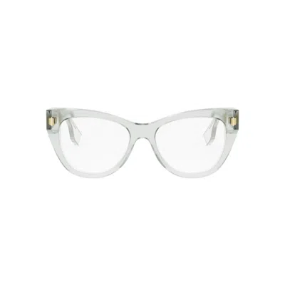 Fendi Cat-eye Frame Glasses In Burgundy