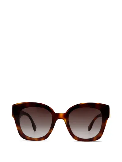 Fendi Cat-eye Sunglasses In Brown